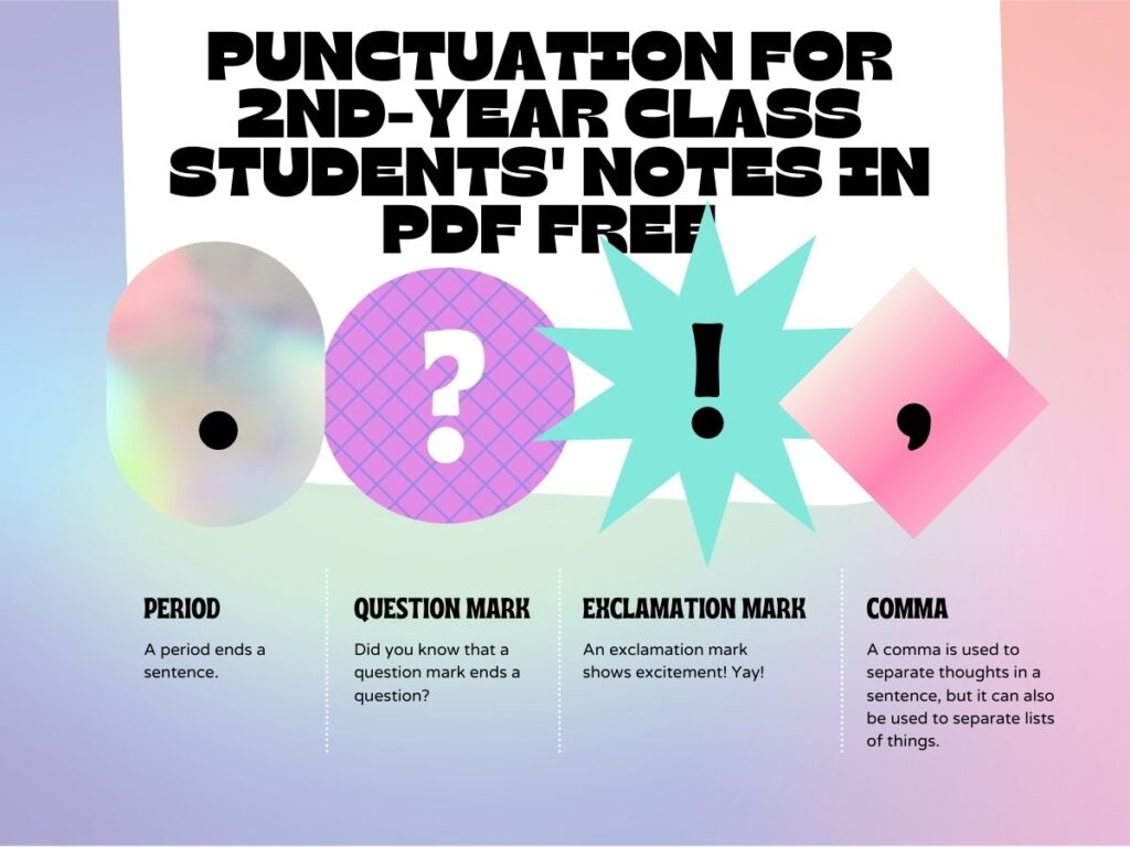 punctuation-for-2nd-year-class-students-notes-in-pdf-free